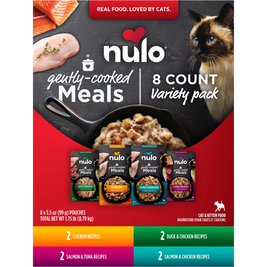 Nulo Gently Cooked Wet Cat Food Variety Pack, 3.5-oz, 8-pack