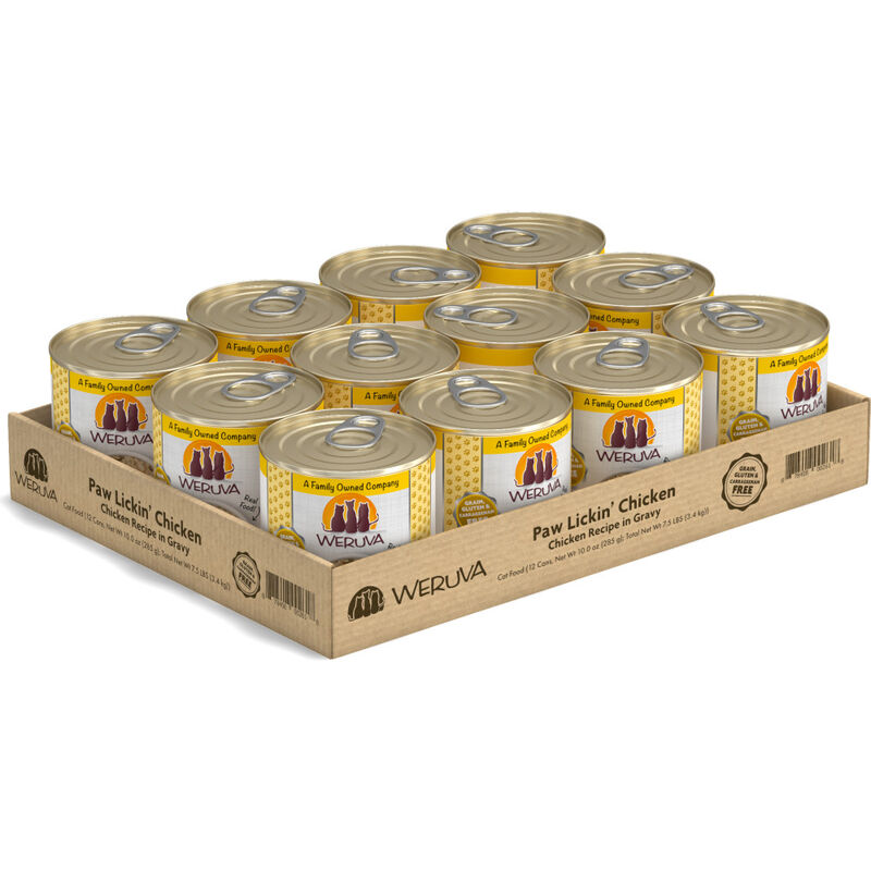 Weruva Classic Canned Cat Food, Paw Lickin' Chicken, Chicken image number null