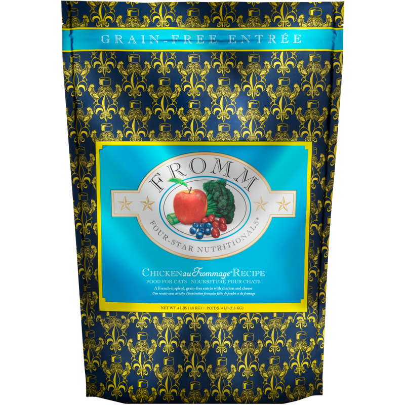 Fromm Four-Star Dry Cat Food, Chicken au Frommage, 4-lb image number null