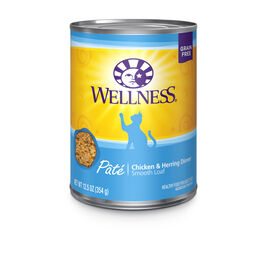 Wellness Complete Health Pate Canned Cat Food, Chicken & Herring