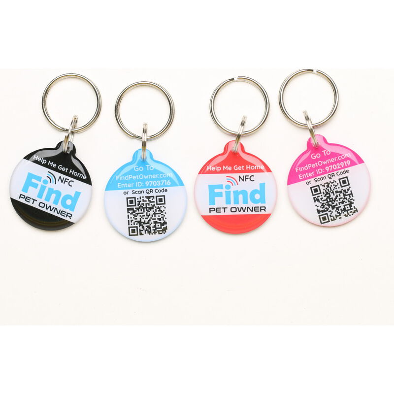 SmartLink Hanging Pet ID Tag, Pink image number null