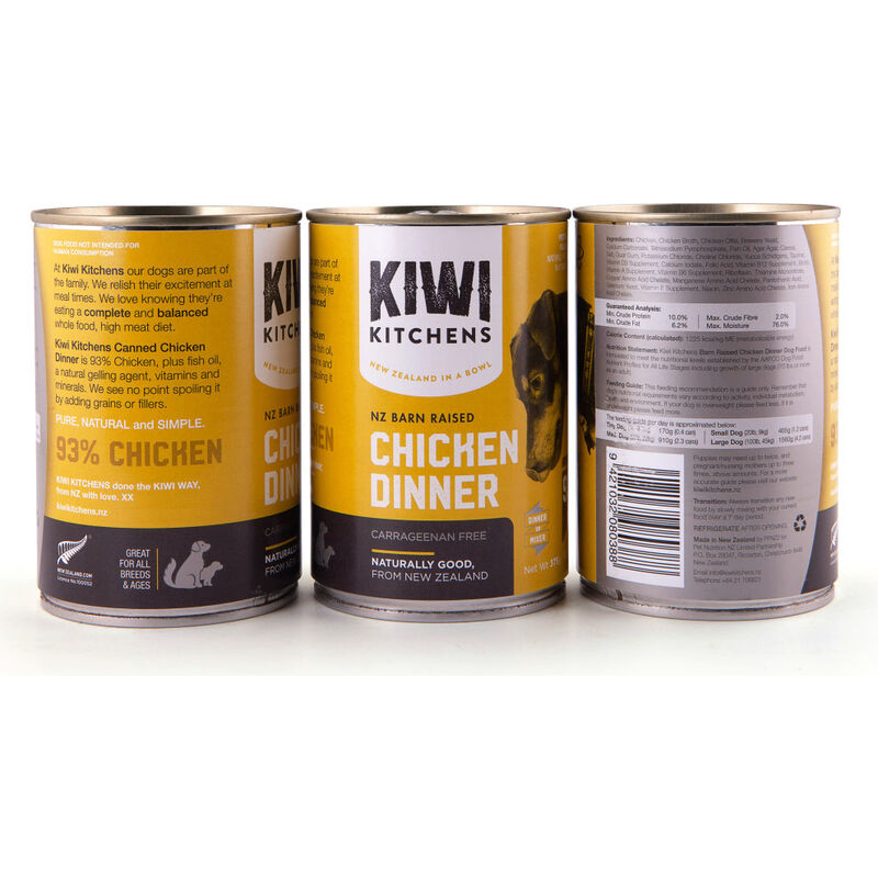 Kiwi Kitchens Canned Dog Food, Chicken, 13.2-oz image number null