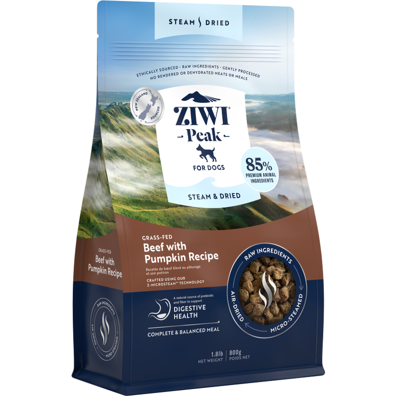 ZIWI Peak Steam & Dried Dog Food, Beef & Pumpkin image number null