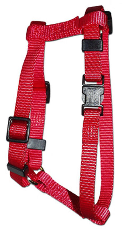 OmniPet Kwik Klip Adjustable Nylon Dog Harness, Red image number null