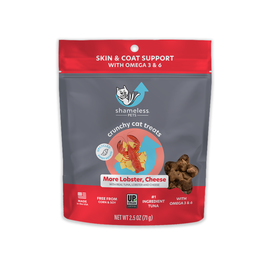 Shameless Pets Crunchy Cat Treats, More Lobster & Cheese, 2.5-oz