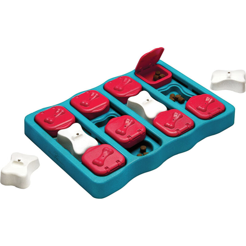 Outward Hound Nina Ottosson Treat Puzzle Dog Toy, Dog Brick image number null