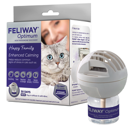 Feliway Optimum Calming Cat Pheromones, Diffuser Kit