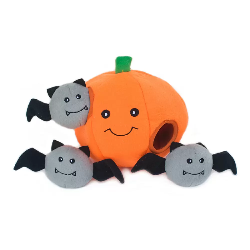 ZippyPaws Dog Toy, Zippy Burrow Pumpking image number null