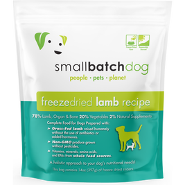 Small Batch Freeze-Dried Dog Food, Sliders, Lamb