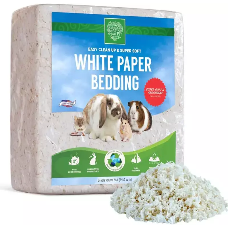 Small Pet Select Bedding, White Paper, 56-L image number null