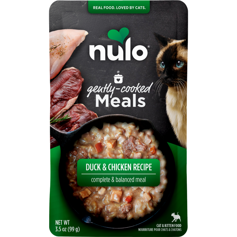 Nulo Gently Cooked Wet Cat Food, Duck & Chicken, 3.5-oz image number null