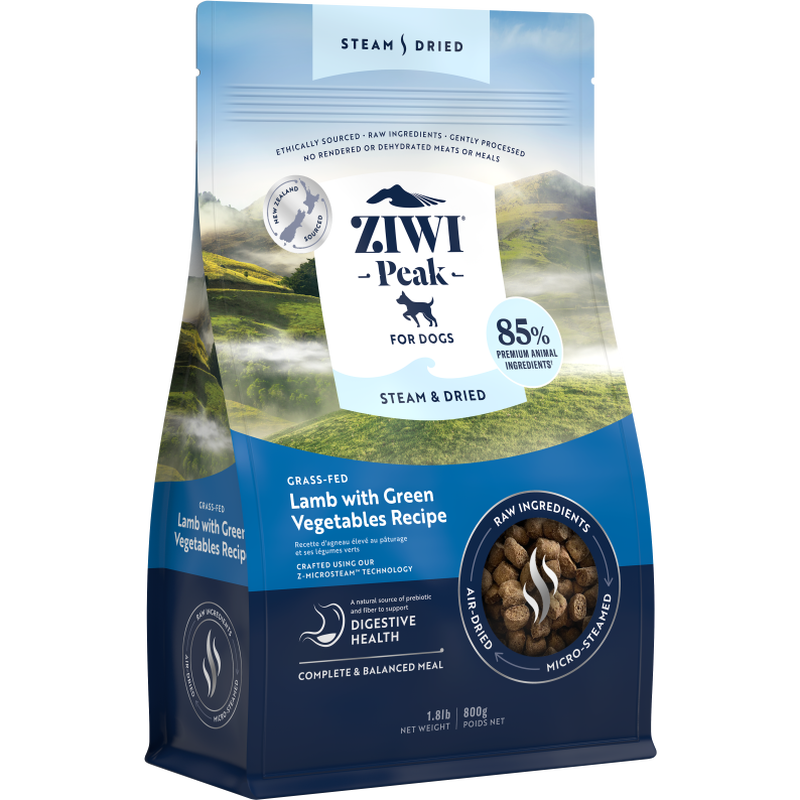 ZIWI Peak Steam & Dried Dog Food, Lamb & Green Vegetables image number null
