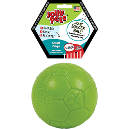 Jolly Pets Jolly Soccer Ball Dog Toy, Green, 3-in