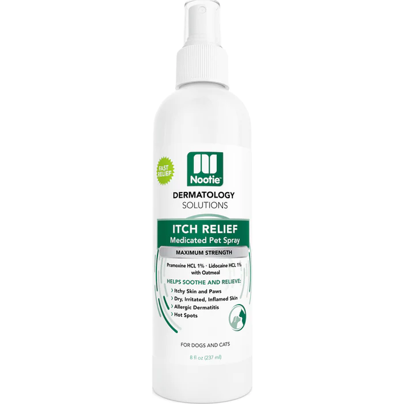 Nootie Dermatology Solutions Itch Relief Medicated Spray, 8-oz image number null
