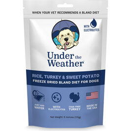 Under the Weather Bland Diet Freeze-Dried Supplemental Dog Food, Rice Turkey & Sweet Potato, 6-oz