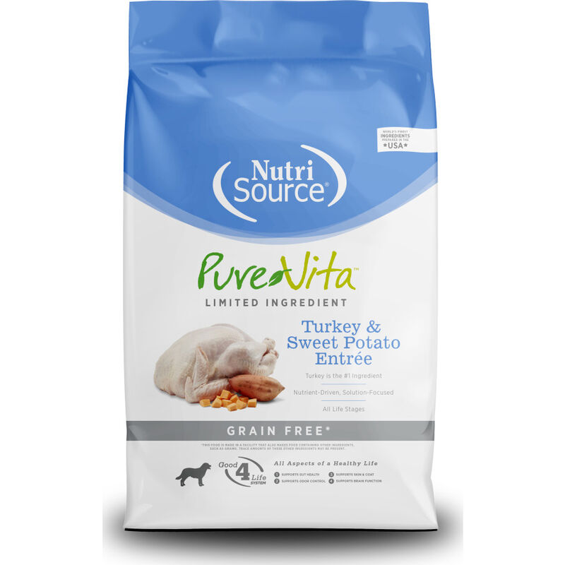 PureVita Limited Ingredient Grain Free Dry Dog Food, Turkey & Sweet Potato image number null