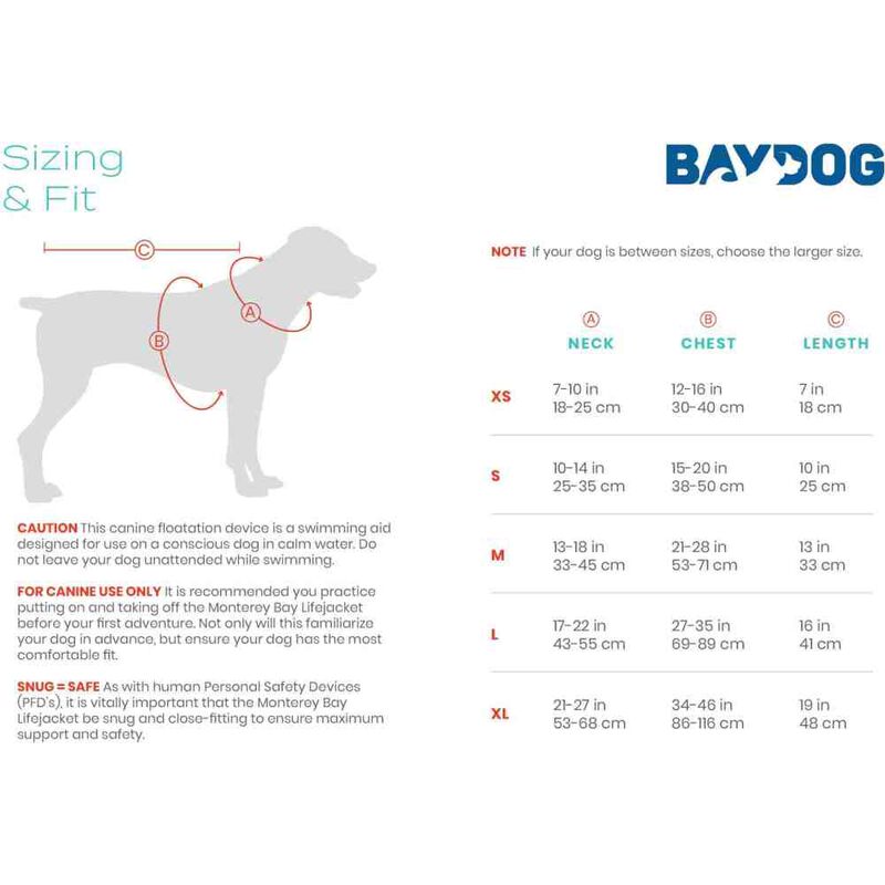 BayDog Monterey Bay Dog Life Jacket, Yellow image number null