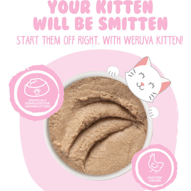 Weruva Kitten Canned Cat Food, Chicken Breast in Puree, 3-oz image number null