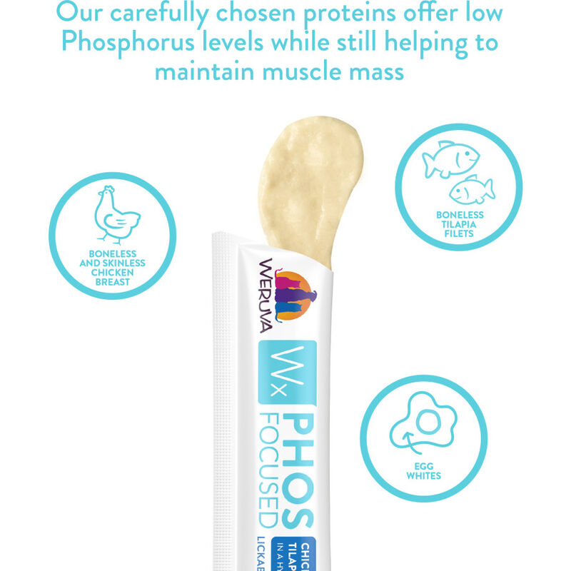 Weruva Wx  Lickable Cat Treats, Chicken & Tilapia, 0.5-oz, 5-pack image number null