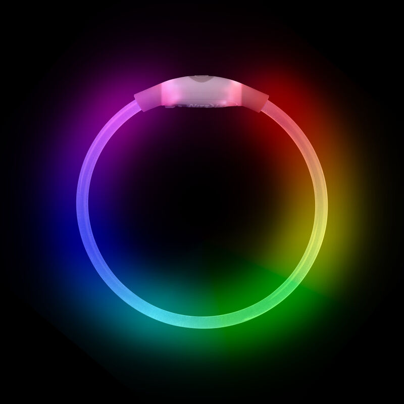 Nite Ize NiteHowl Rechargeable LED Dog Safety Necklace, Disc-O Select image number null