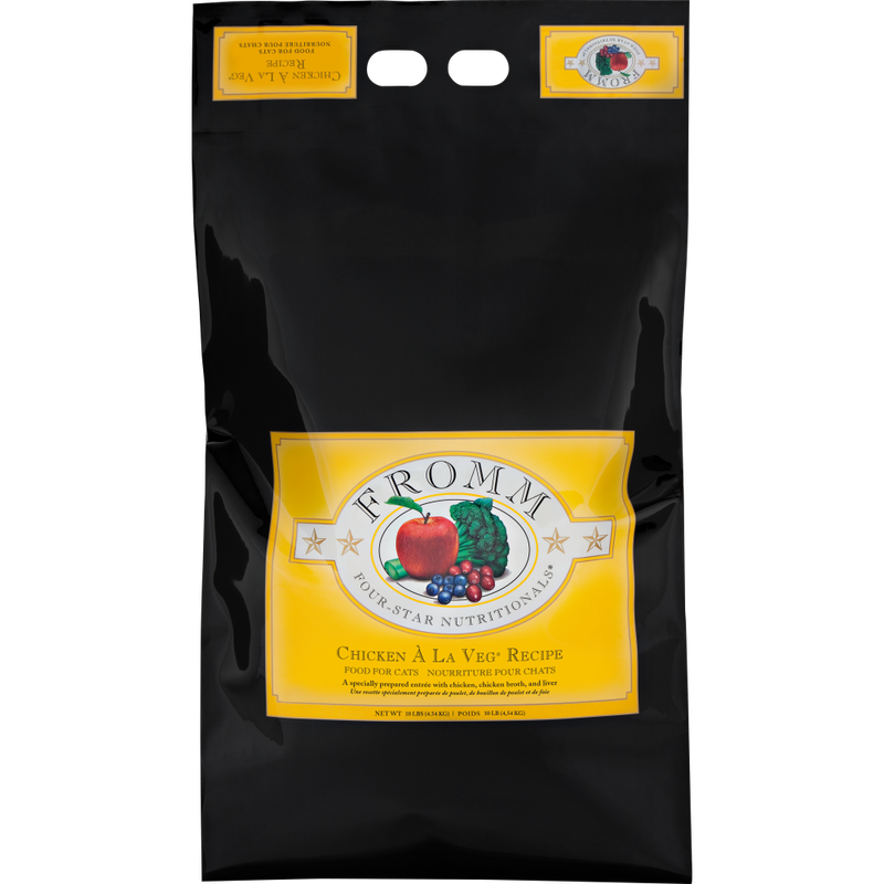 Fromm Four-Star Dry Cat Food, Chicken A La Veg image number null