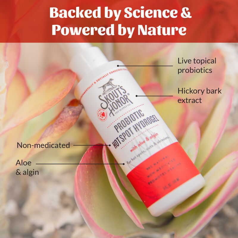 Skout's Honor Probiotic Pet Hot Spot Hydrogel, 4-oz image number null