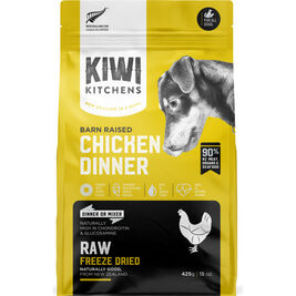Kiwi Kitchens Freeze-Dried Dog Food, Chicken, 15-oz