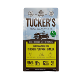 Tucker's Raw Frozen Dog Food, Chicken & Pumpkin, 6-lb