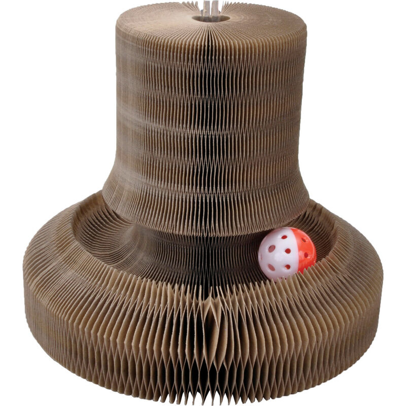 Turbo by Coastal Transform It! Corrigated Cardboard Tower Cat Toy, 20-in image number null