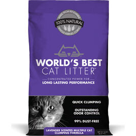World's Best Cat Litter, Multiple Cat Lavender-Scented, 15-lb