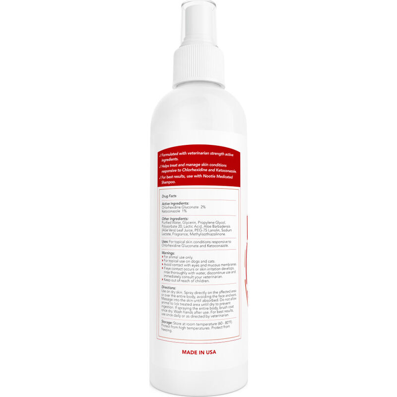 Nootie Dermatology Solutions Medicated Antimicrobial Spray, 8-oz image number null