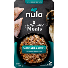 Nulo Gently Cooked Wet Cat Food, Salmon & Chicken, 3.5-oz