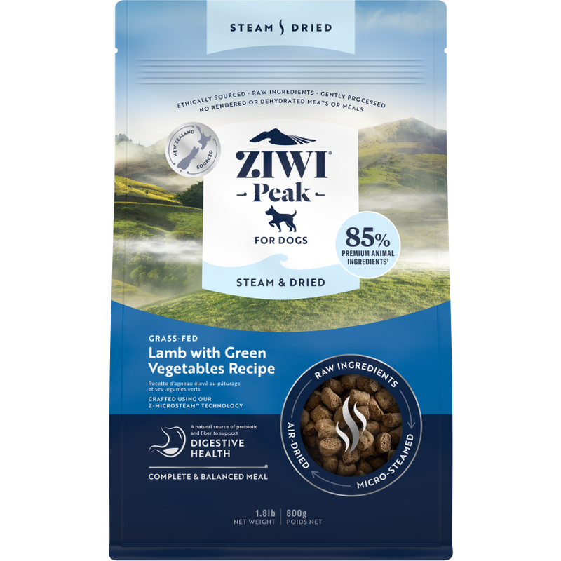 ZIWI Peak Steam & Dried Dog Food, Lamb & Green Vegetables image number null
