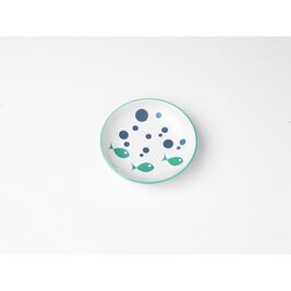 PetRageous Designs Bubble Fish Cat Saucer, 2.5-oz
