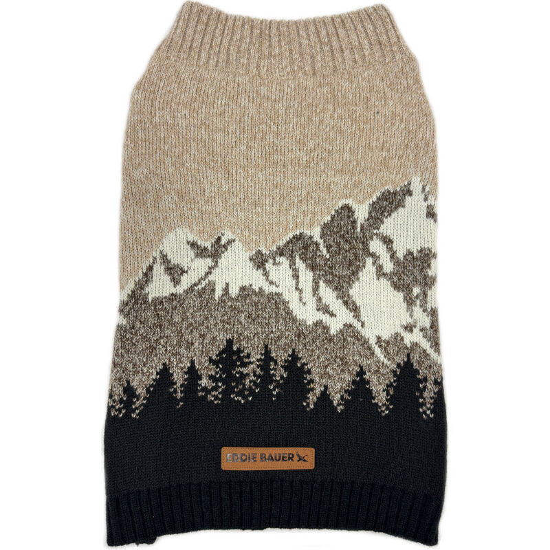 PetRageous Designs Eddie Bauer Dog Sweater, Heathered Mountain Landscape image number null