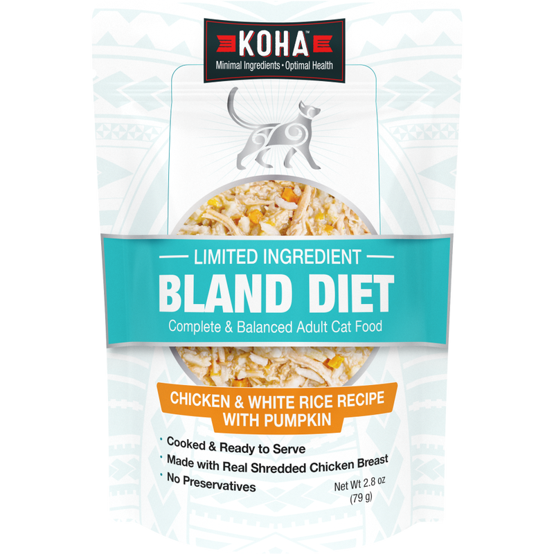 Koha Limited Ingredient Bland Diet Supplemental Cat Food, Chicken & White Rice, 2.8-oz image number null