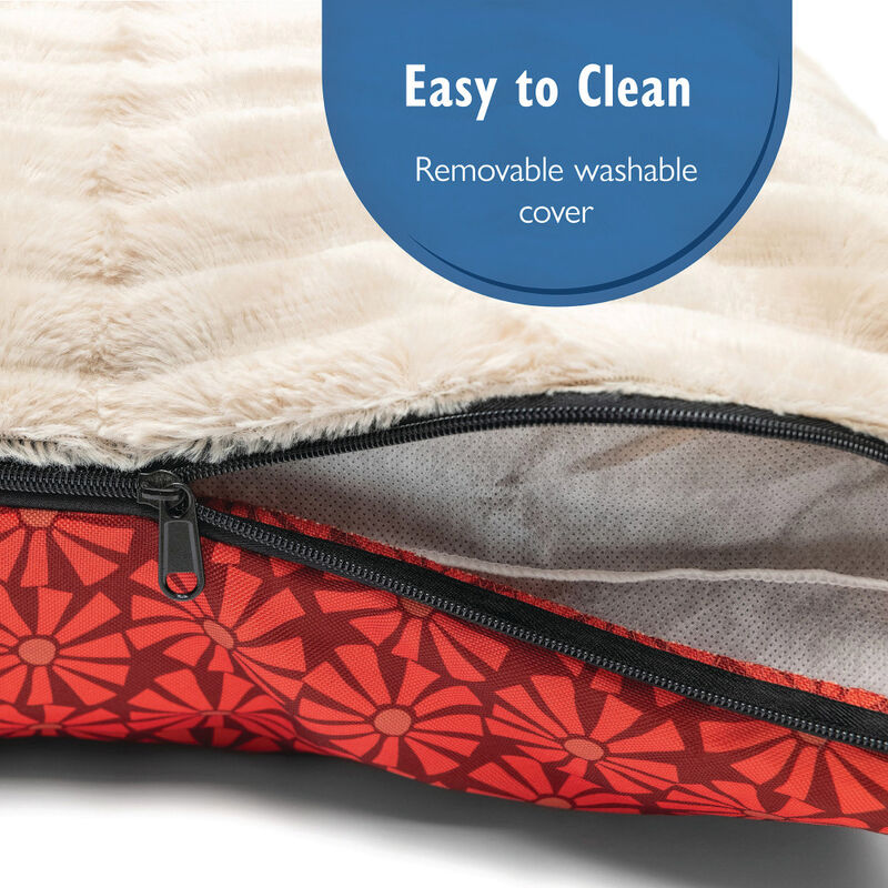 Carpenter Pet Bedding "Henry" Pillow Dog Bed, Assorted Colors, 36-in x 27-in image number null