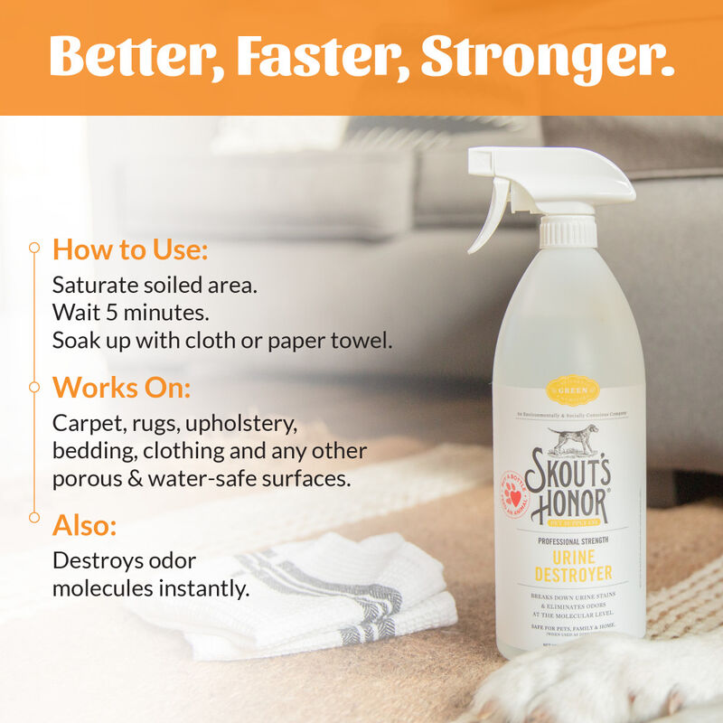 Skout's Honor Professional Strength Pet Urine Destroyer, 35-oz image number null