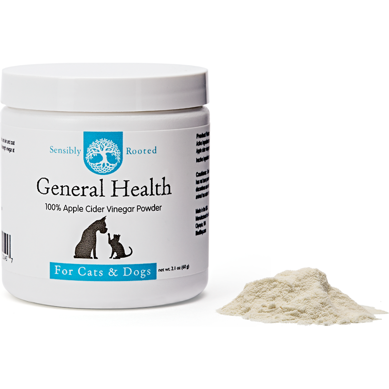Mud Bay Sensibly Rooted Pet Supplement, General Health, Apple Cider Vinegar, Powder, 80-g image number null