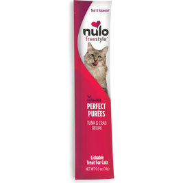 Nulo Freestyle Perfect Puree Lickable Cat Treat, Tuna & Crab, 0.5-oz