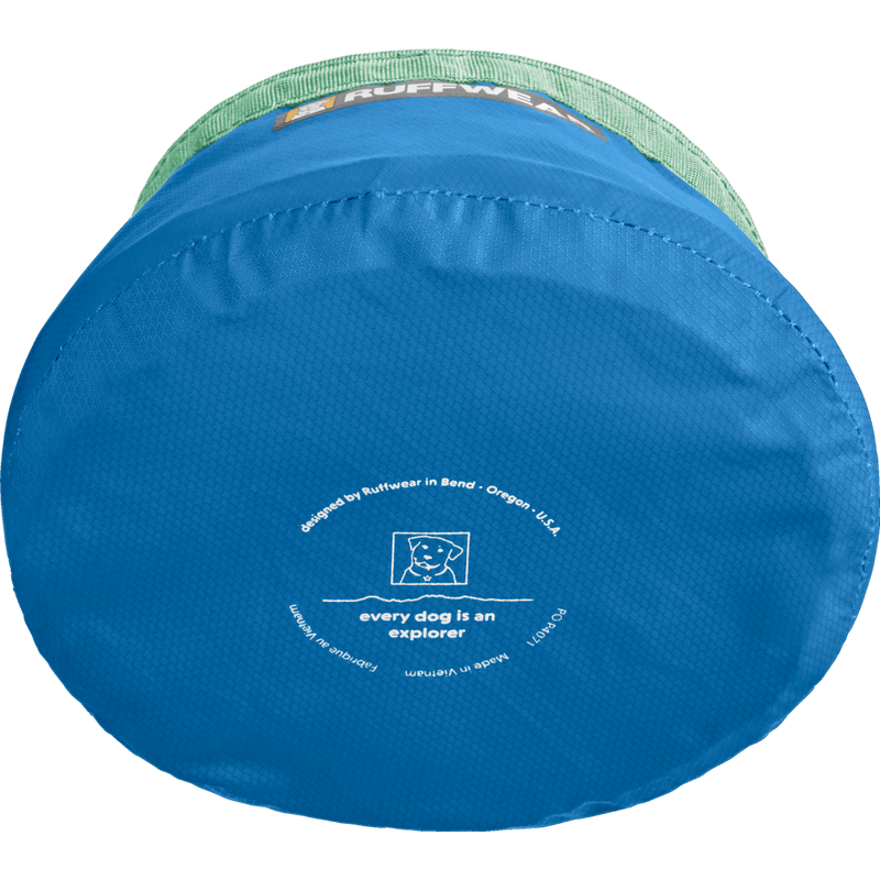 Ruffwear Trail Runner Ultralight Packable Dog Bowl, Blue Pool image number null