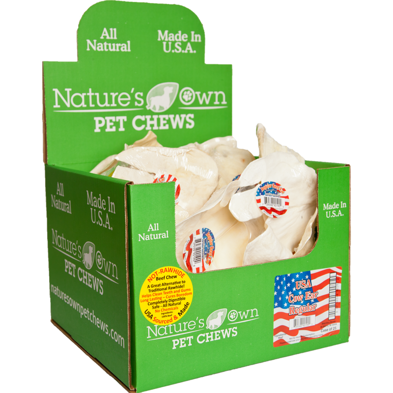 Nature's Own Cow Ear Dog Treat, Natural Flavor, Single image number null