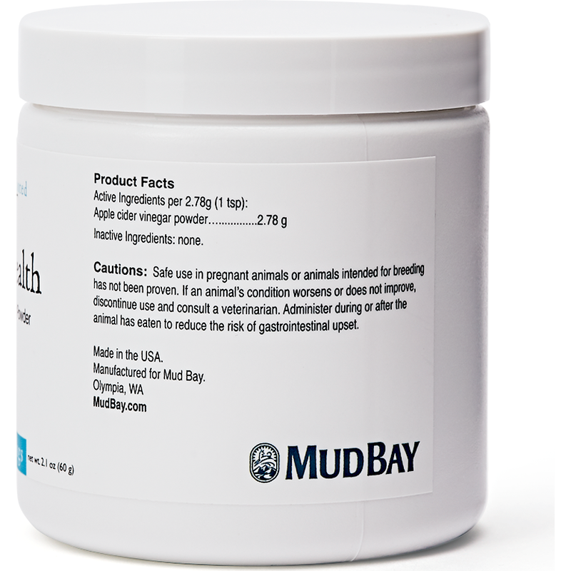Mud Bay Sensibly Rooted Pet Supplement, General Health, Apple Cider Vinegar, Powder, 80-g image number null