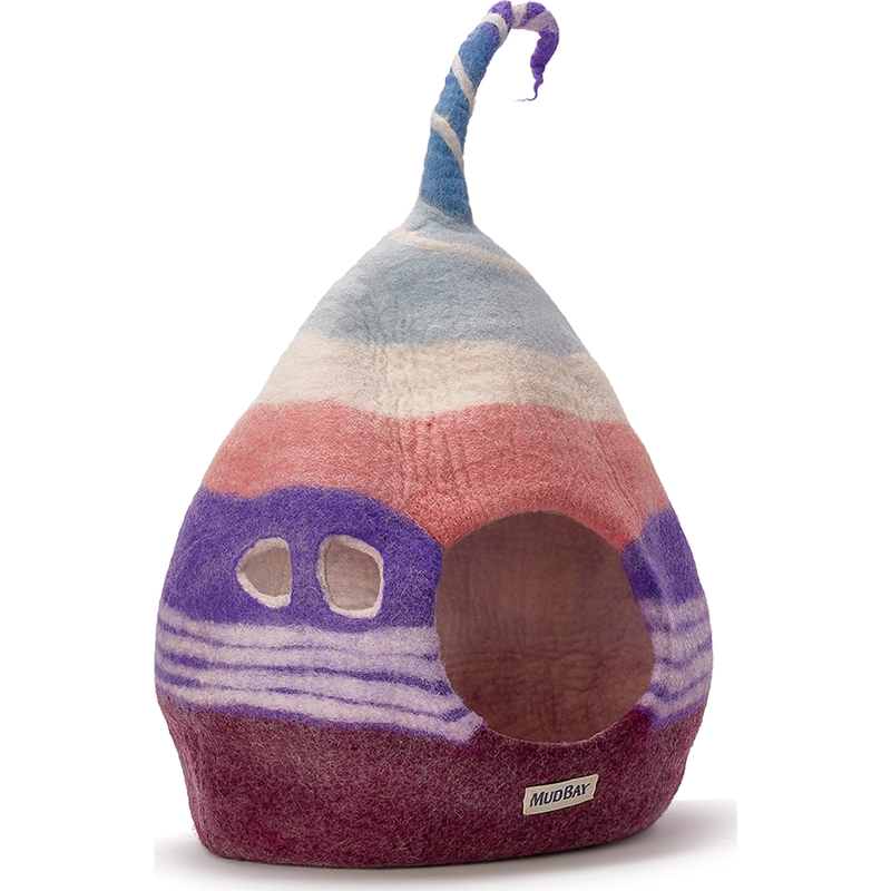 Mud Bay Felt Cat Cave, Sunrise Teardrop image number null