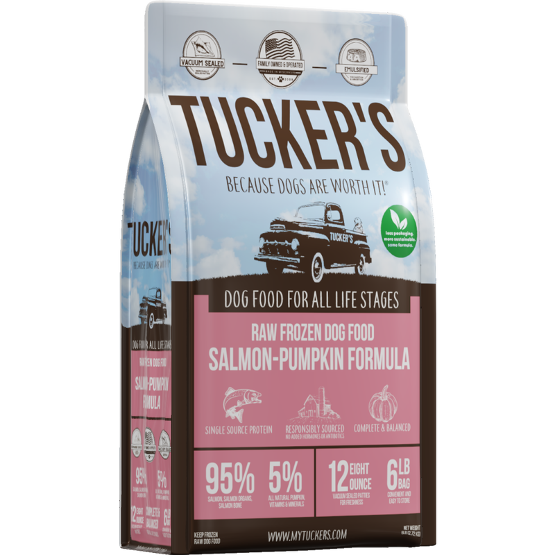 Tucker's Raw Frozen Dog Food, Salmon & Pumpkin, 6-lb image number null