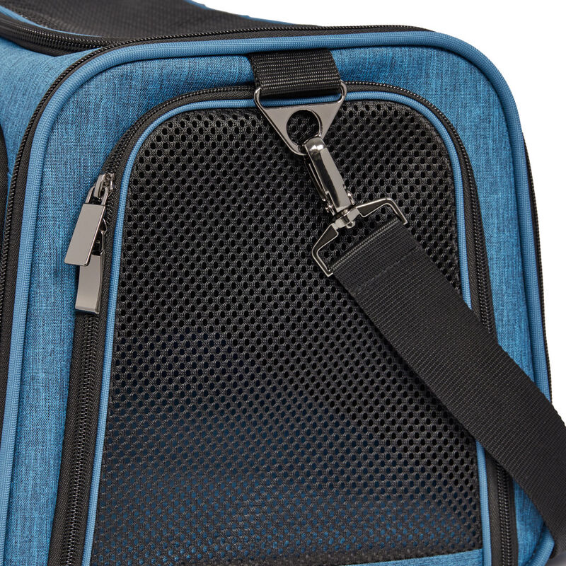MidWest Duffy Expandable Pet Carrier, Blue, Large image number null