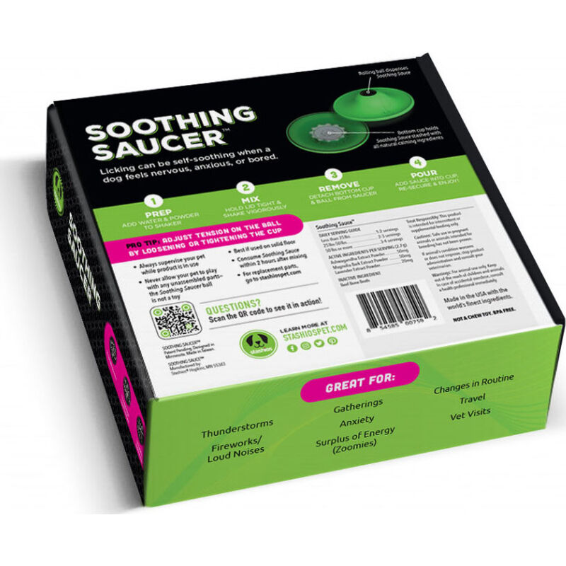 Stashios Soothing Saucer Dog Calming Kit image number null