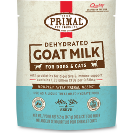 Primal Dehydrated Goat Milk For Dogs & Cats, 5.2-oz