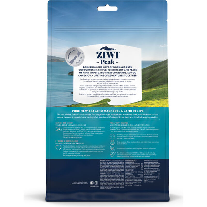 ZIWI Peak Original Series Air-Dried Dog Food, Mackerel & Lamb image number null