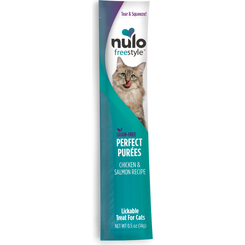 Nulo Freestyle Perfect Puree Lickable Cat Treat, Chicken & Salmon, 0.5-oz image number null